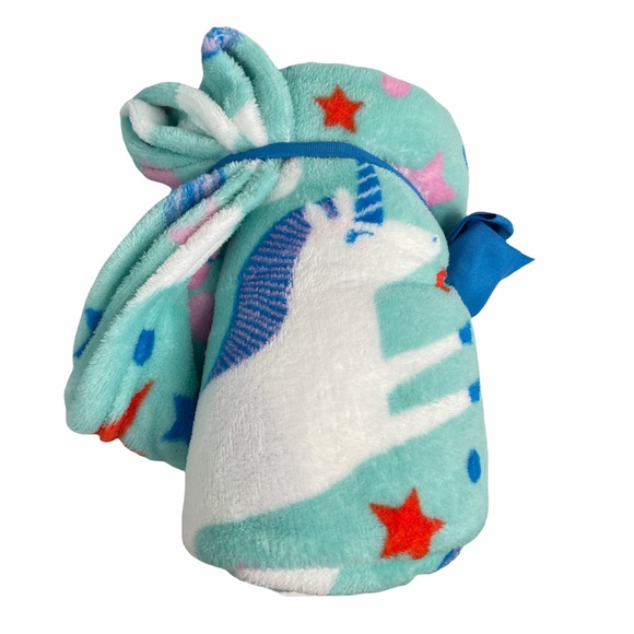 Everyday Living Unicorns & Rainbows Blanket, 50x60 - Picture 2 of 9